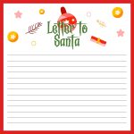 10 Best Free Printable Christmas Letter Templates – Printablee With Regard To Christmas Note Paper Template