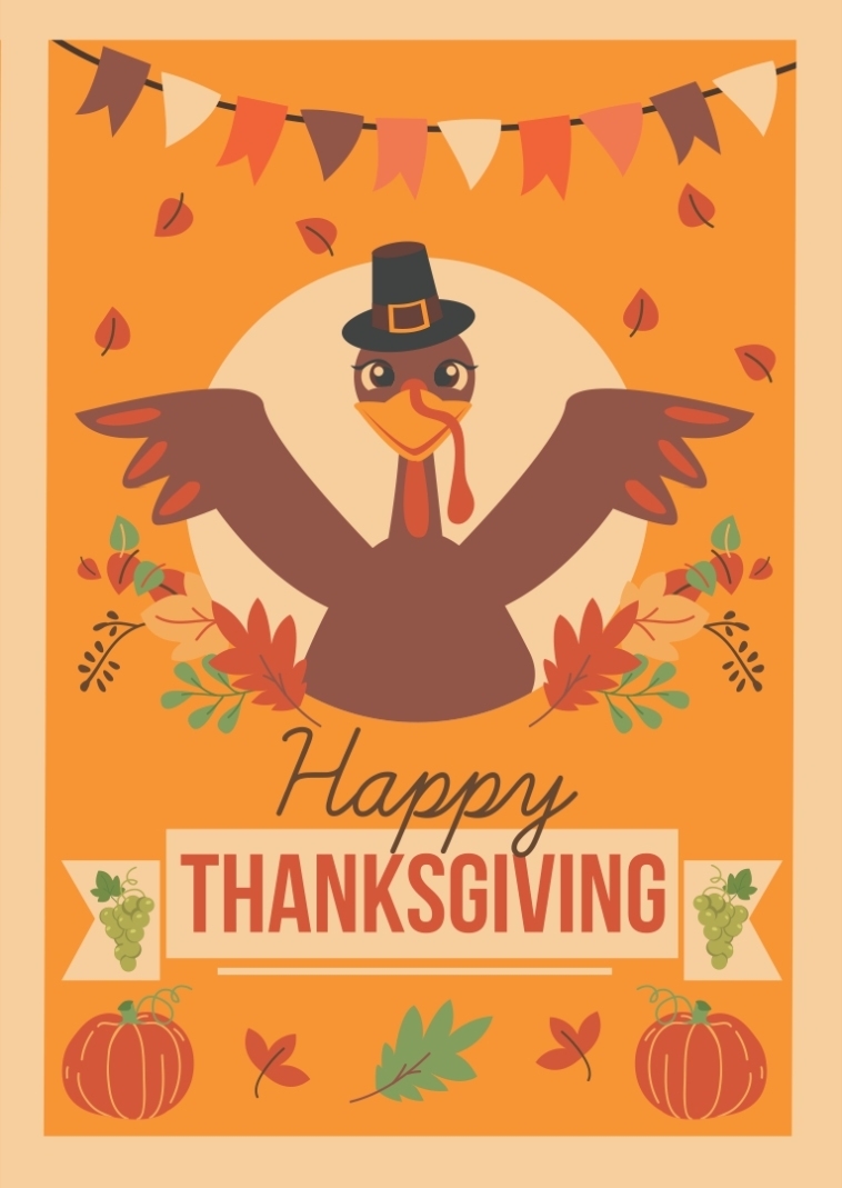 10 Best Free Printable Thanksgiving Flyer Templates – Printablee For Thanksgiving Flyers Free Templates