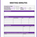 10+ Best Meeting Minutes Templates: Free And Premium Templates For Minute Meeting Template Free