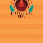 10 Best Printable Thanksgiving Menu Blank Template – Printablee Intended For Thanksgiving Day Menu Template