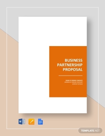 10+ Business Partnership Proposal Templates In Google Docs | Word Pertaining To Partner Business Plan Template