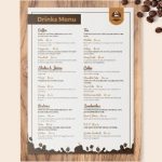 10+ Coffee Menu Templates – Illustrator, Ms Word, Pages, Photoshop Pertaining To Free Cafe Menu Templates For Word