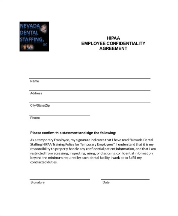 10+ Employee Confidentiality Agreement Templates & Samples - Doc, Pdf Within Standard Confidentiality Agreement Template