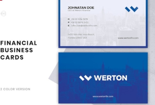 10+ Financial Services Business Card Templates - Word, Psd, Publisher Pertaining To Front And Back Business Card Template Word