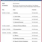 10 Free Business Meeting Agenda Templates | How To Create pertaining to Agendas For Meetings Templates Free