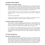 10+ Training Manual Template – Free Sample, Example, Format | Free Inside Customer Service Business Plan Template