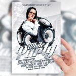 11 All White Party Flyer Psd Template Images - All White Party Flyer with regard to All White Party Flyer Template Free