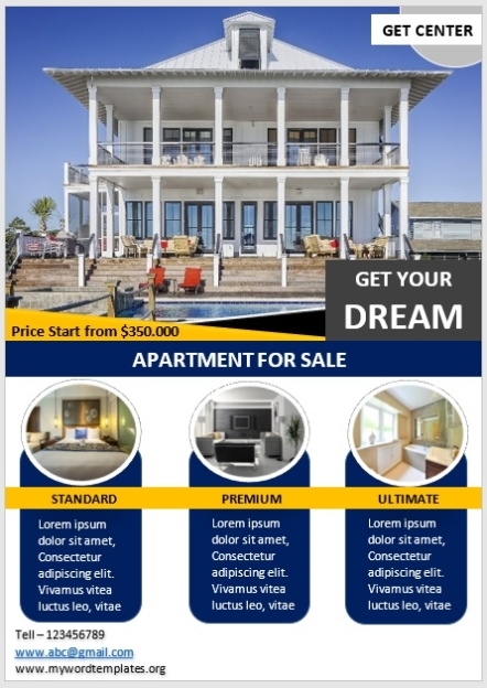 11 Free Online Apartment Flyer Templates – My Word Templates Inside Apartment Rental Flyer Template