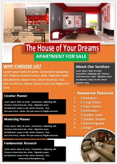11 Free Online Apartment Flyer Templates - My Word Templates With Regard To Apartment For Rent Flyer Template Free