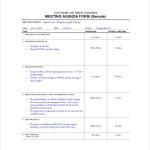 12+ Microsoft Meeting Agenda Templates - Free Sample, Example Format with regard to Outlook Meeting Template