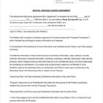 12+ Mutual Confidentiality Agreement Templates – Pdf, Word | Free Inside Mutual Non Disclosure Agreement Template