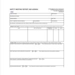 12+ Safety Meeting Agenda Templates – Free Sample, Example Format In Safety Committee Meeting Template