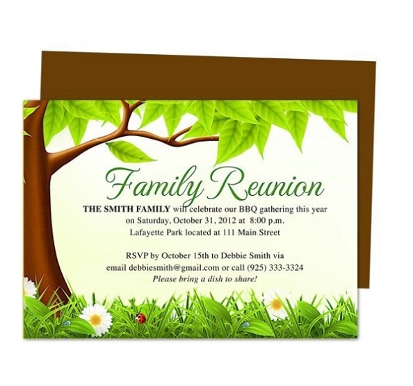15 Best Family Reunion Letterhead – Printable Letterhead With Free Family Reunion Letter Templates