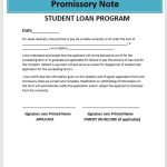15 Best Promissory Note Templates - My Word Templates with Loan Promissory Note Template
