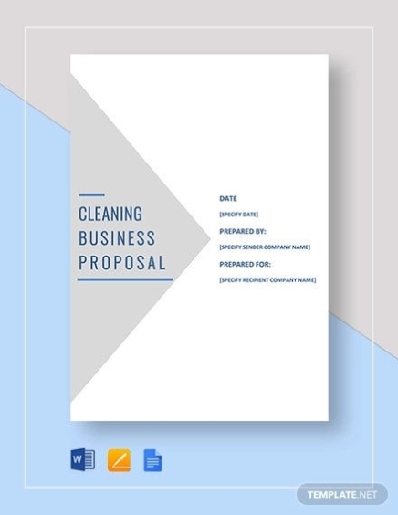 15+ Cleaning Proposal Templates - Word, Pdf, Apple Pages, Google Docs regarding Free Cleaning Proposal Template