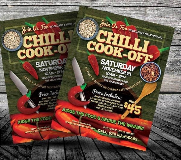 15+ Cooking Flyers - Word, Psd, Ai, Eps Vector | Free & Premium Templates With Chili Cook Off Flyer Template