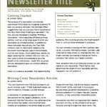 15 Editable Newsletter Templates For Ms Word | Document Hub intended for Free Business Newsletter Templates For Microsoft Word