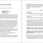 15 Free Business Proposal Templates – Word Templates For Free Download In Free Proposal Templates For Word