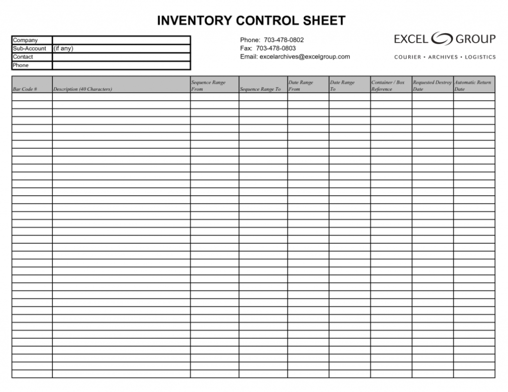 15+ Free Inventory Templates & Samples In Excel Spreadsheet | Printable Within Business Process Inventory Template