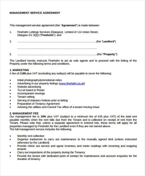 15+ Management Agreement Templates - Free Pdf, Word Format Download Inside Business Management Contract Template