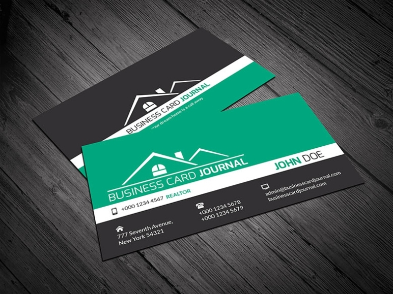 15 Outstanding Free Real Estate Business Card Templates – Show Wp In Real Estate Agent Business Card Template
