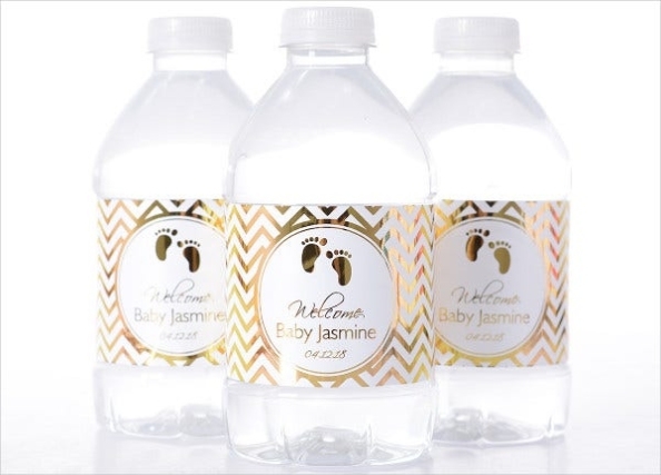 15+ Printable Bottle Label Templates – Design, Templates | Free Inside Baby Shower Water Bottle Labels Template