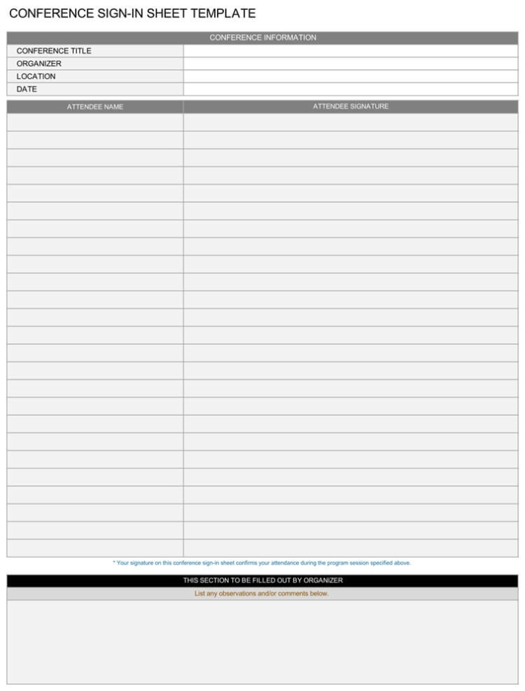 16+ Free Sign-In &amp; Sign-Up Sheet Templates ( Excel | Word) within Meeting Sign In Sheet Template