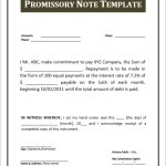 17 Free Promissory Note Templates In Ms Word Templates Pertaining To Free Promissory Note Template For Personal Loan