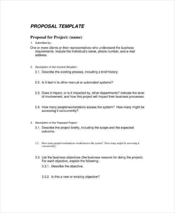 18+ Information Technology Project Proposal Templates - Pdf, Word, Psd Inside It Project Proposal Template
