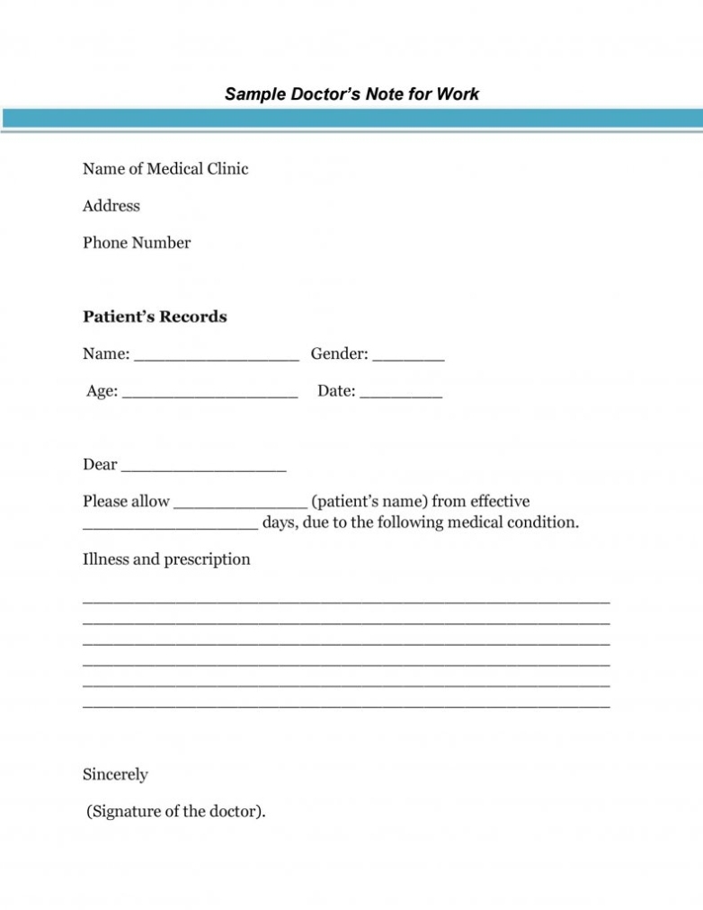 19+ Fake Doctors Note Template Download 2021 [Word, Pdf] With Regard To Free Fake Doctors Note Template