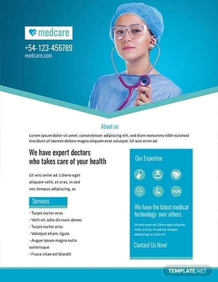 19+ Healthcare Flyer Designs & Templates – Psd, Ai, Word | Free With Regard To Free Health Flyer Templates