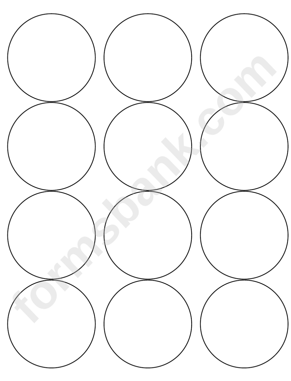 2.5 Inch Round Label Template Printable Pdf Download Intended For Template For Circle Labels
