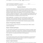 20+ Agreement Templates And Examples – Pdf | Examples Pertaining To Contract For Business Partnership Template