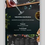 20 Cool Restaurant (Food) Menu Templates (Best Modern Designs For 2020) Regarding Fancy Menu Template