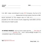 20 Free Unsecured Promissory Note Templates [Word – Pdf] With Unsecured Promissory Note Template