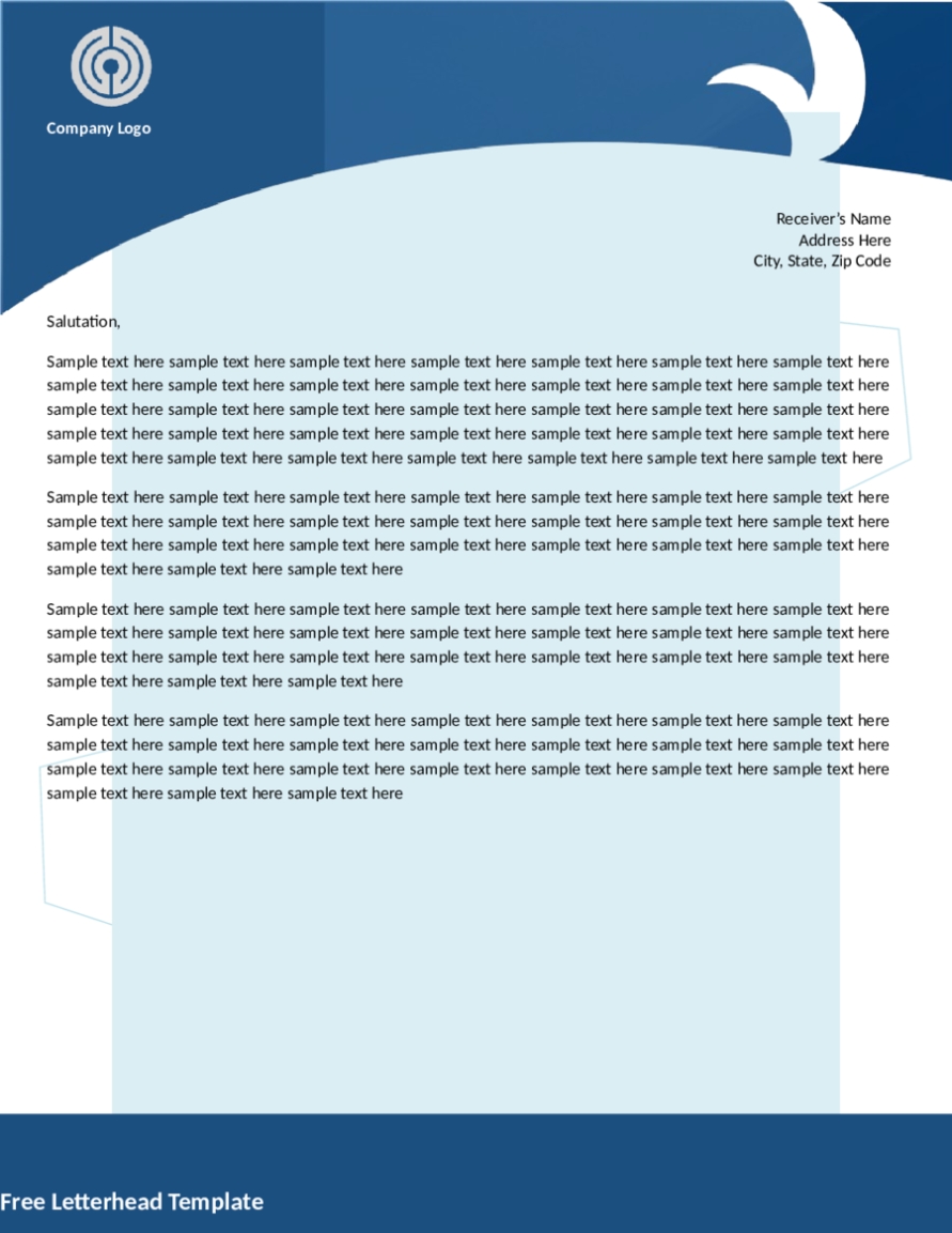 2022 Business Letterhead Templates – Fillable, Printable Pdf & Forms Within Free Printable Letterhead Templates