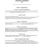 2022 Llc Operating Agreement Template – Fillable, Printable Pdf & Forms Intended For Corporation Operating Agreement Template