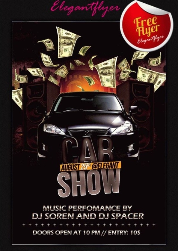 21+ Car Show Flyer Templates – Psd, In Design, Ai | Free & Premium With Car Show Flyer Template