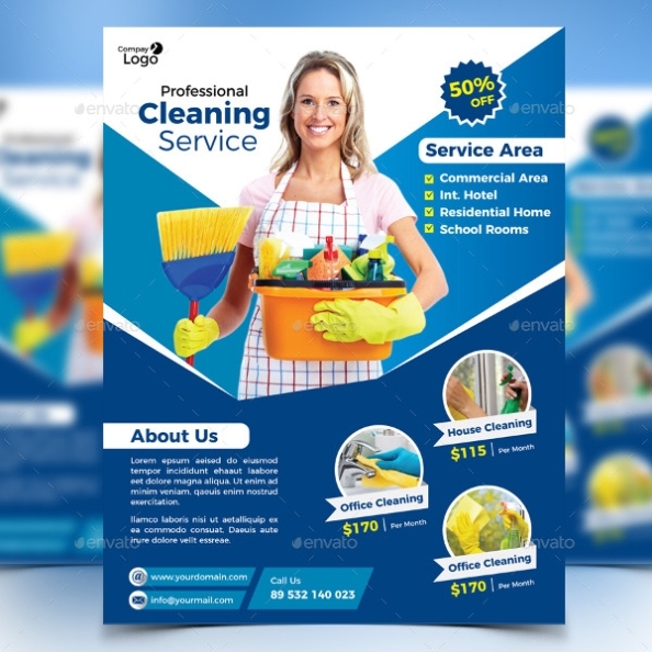 21+ Cleaning Flyer – Free & Premium Adobe Photoshop Illustrator Formats Throughout Service Flyer Template Free