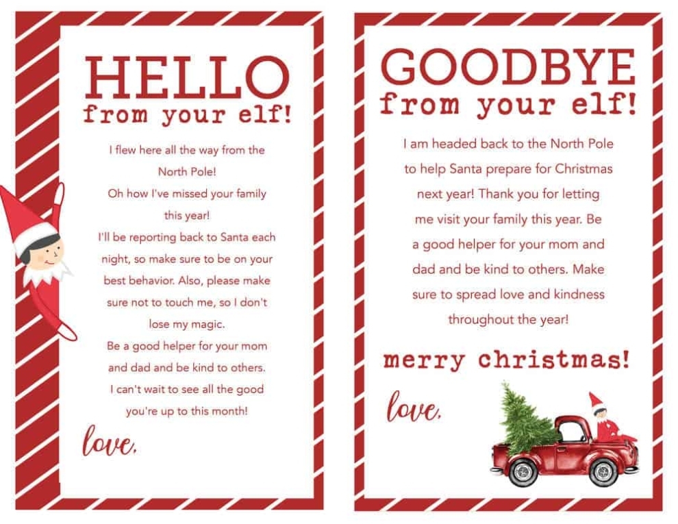 21+ Free Elf On The Shelf Letter Templates - Realia Project throughout Goodbye Letter From Elf On The Shelf Template