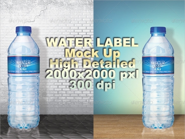 23+ Water Bottle Label Templates – Free & Premium Download Within Free Custom Water Bottle Labels Template