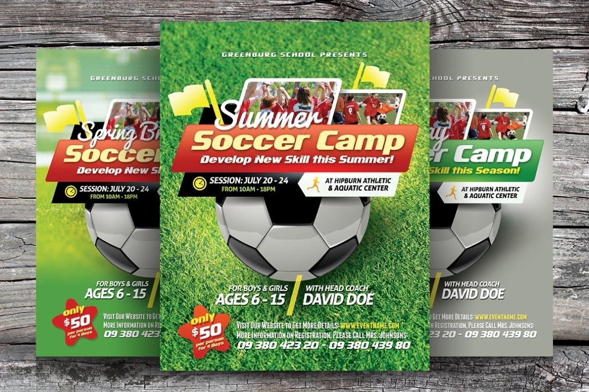 24+ Sports Event Flyers Templates – Word, Ai, Psd, Apple Pages | Design With Football Camp Flyer Template Free