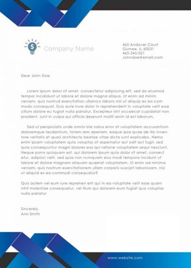 25 Company Letterhead Sample Free - Printable Letterhead Intended For Business Headed Letter Template