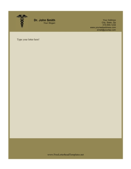 25 Free & Premium Business Letterhead Word Templates [.Doc/.Docx] | Ginva Intended For Medical Letterhead Templates