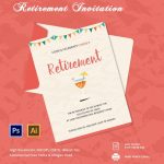 25+ Retirement Invitation Templates – Psd, Vector Eps, Ai | Free In Retirement Flyer Template
