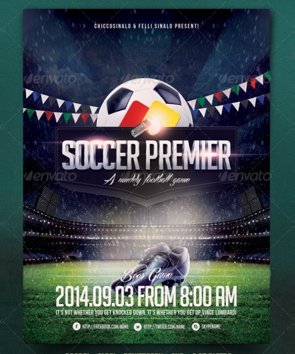 25+ Soccer Flyer Templates | Free & Premium Downloads Pertaining To Football Tournament Flyer Template