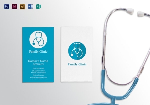 26+ Medical Business Card Templates - Psd, Publisher,Ms Word | Free Throughout Medical Business Cards Templates Free
