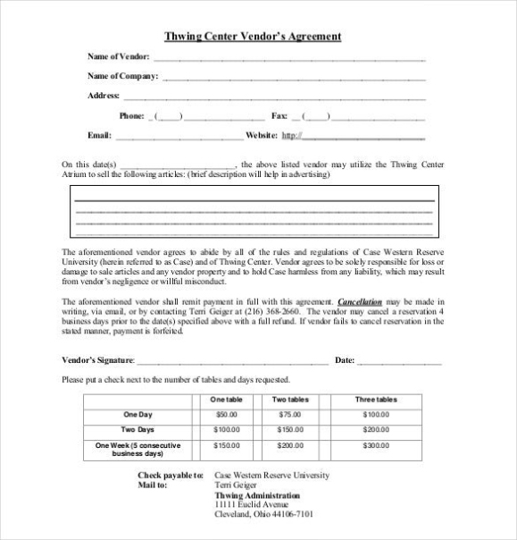 27+ Sample Vendor Agreement Templates - Pdf, Doc | Free & Premium Templates With Regard To Preferred Supplier Agreement Template