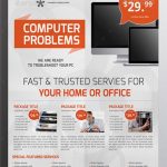 28+ Computer Repair Flyer Templates – Free Photoshop Vector Downloads With Computer Repair Flyer Word Template