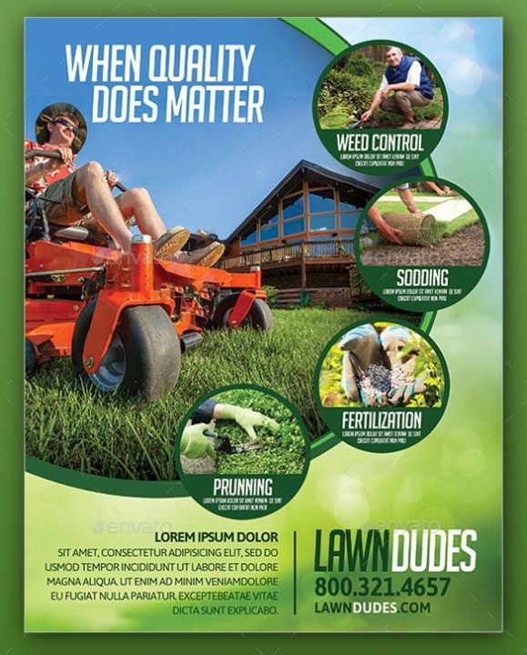 28+ Lawn Care Flyers – Psd, Ai, Vector Eps | Free & Premium Templates Throughout Landscaping Flyer Templates